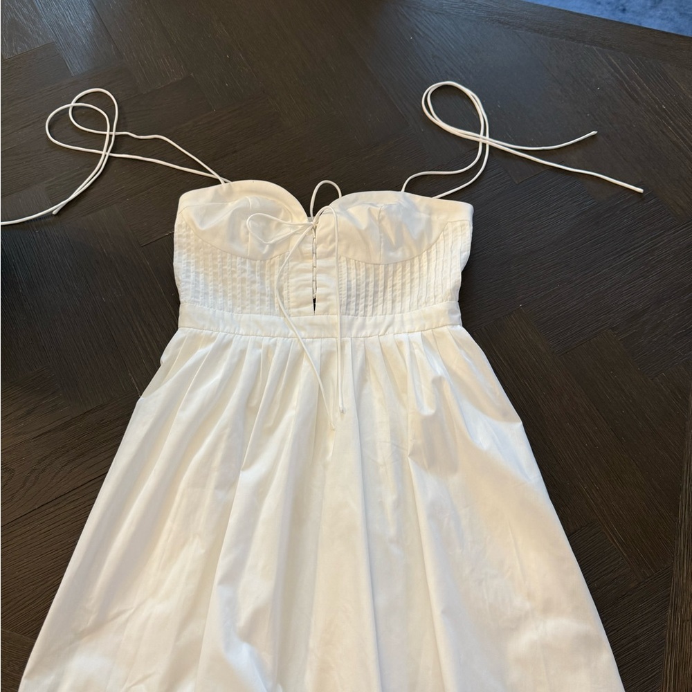 White Strapless Dress